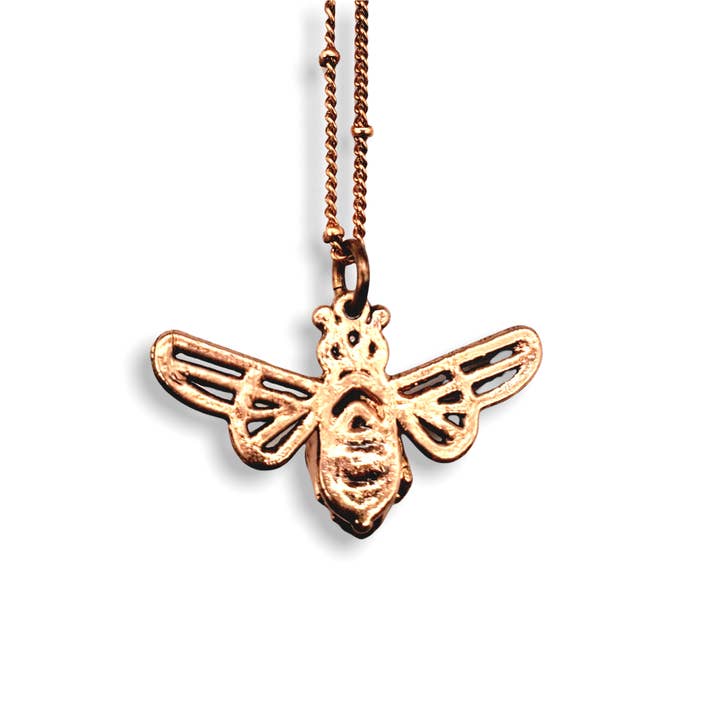 MergingMetals - Wholesale Halskettinghanger - Baby Citrien bijen ketting5