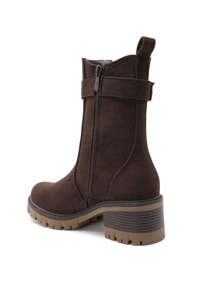 Joia Paris - Wholesale Boots - Women's - Block heel boots with sturdy lug sole WZ-1106