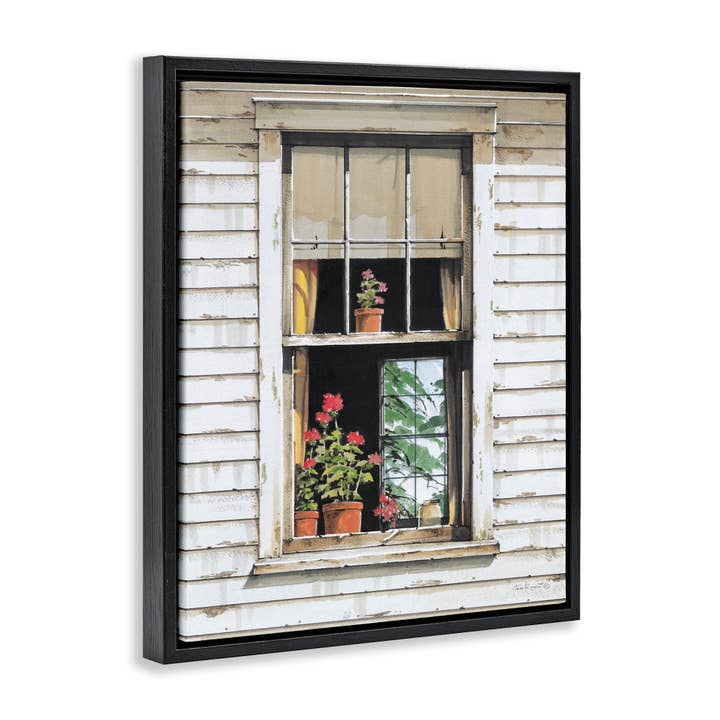 Stupell Industries - Wholesale Wall Sign - Cottage Window View - Framed Wall Art18