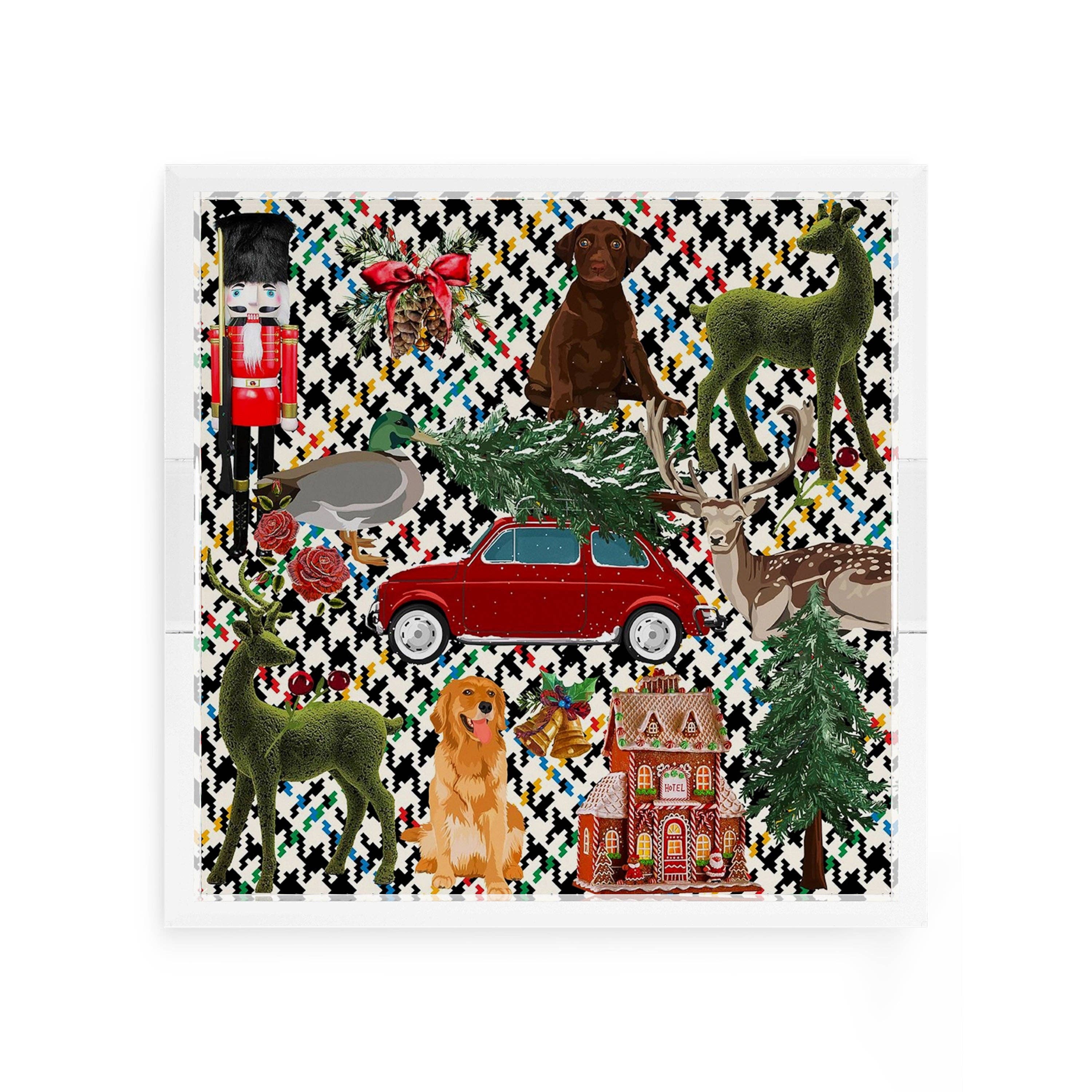 Nicolette Mayer Collection - Wholesale Decorative Tray - Ultimate Christmas Acrylic Square Decorative Tray8