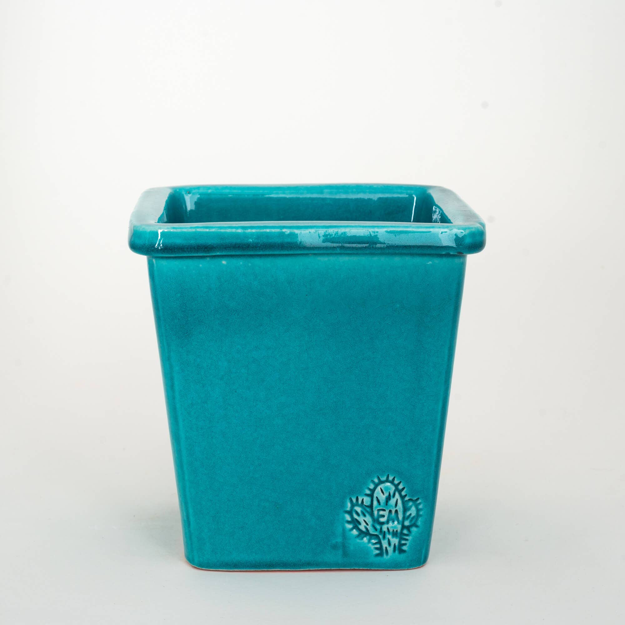 Vasos Quadrados by EM – Engroshandel Plantekrukke – Medium firkantet vase 14x14 cm - blank38