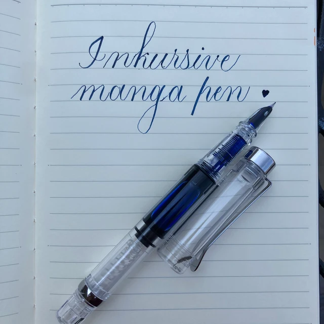 Inkursive Pens - Venta al por mayor Bolígrafo - Pluma estilográfica Manga con plumín semi flexible Maru (pluma de dibujo)3