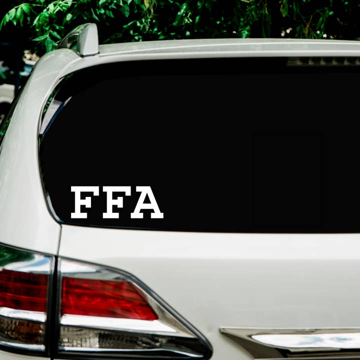 FFA Vinyl Decal | Car Decal | Laptop Decal | Transfer Decal | Future Farmers of America | Agricultural Education for wholesale by My Vinyl Cut