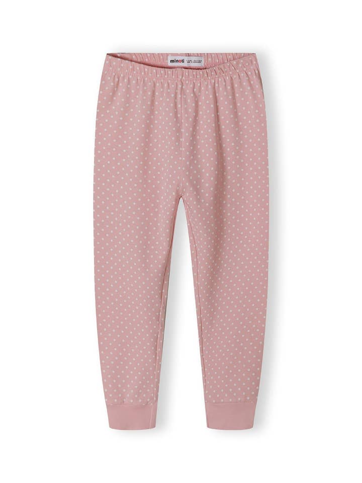 ljusblå Flickor 2-pack långärmade pyjamas med ribbade muddar ljusblå 9m-8y för wholesale på Faire9