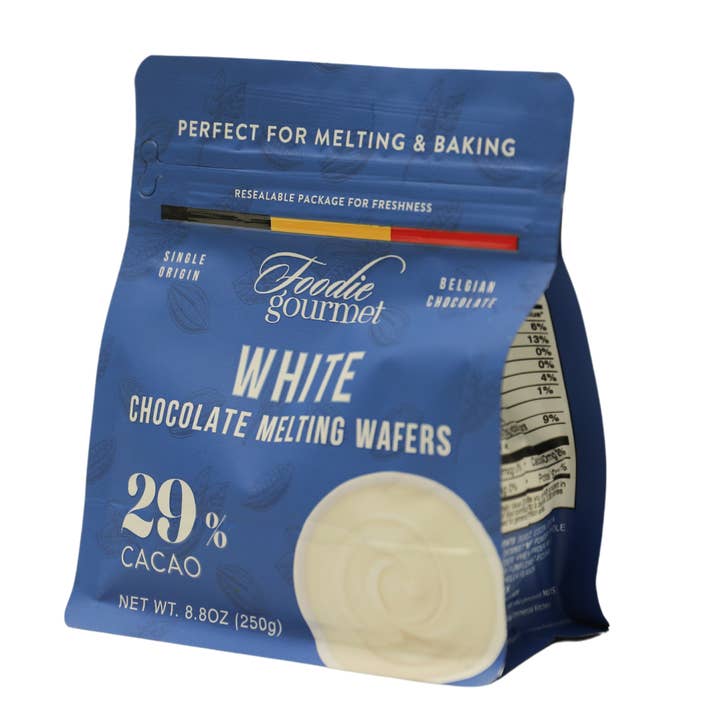 Alta Gama Foods – wholesale Choklad – Foodie Gourmet - Belgisk - Vit Choklad Smältande Wafers 29%