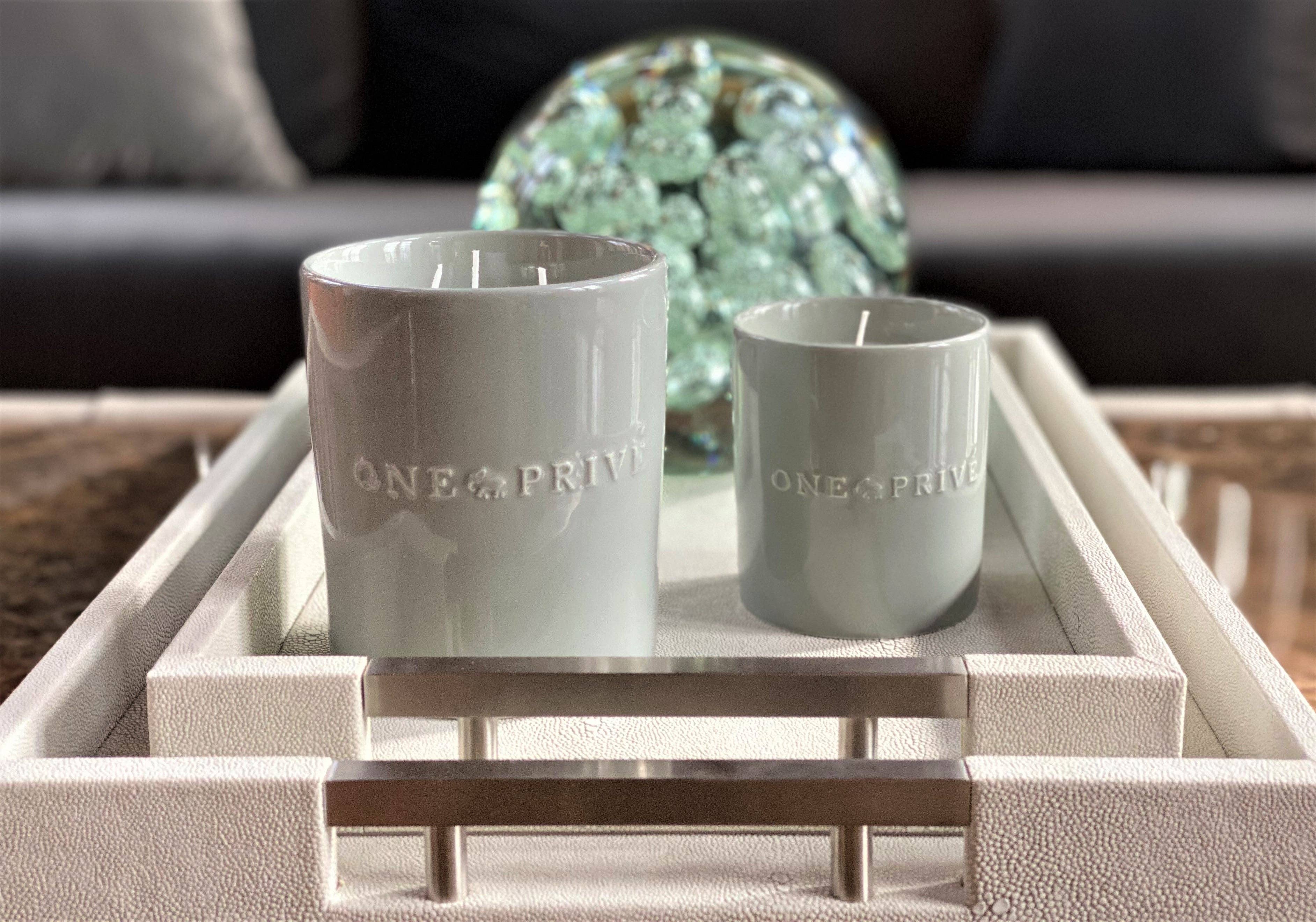 One Preevay Luxury Home Furniture & Decor - Wholesale Serving Tray - Thursby Luxury Shagreen Serving Tray | Exotic Embossed Leather | Nickel Handwear11