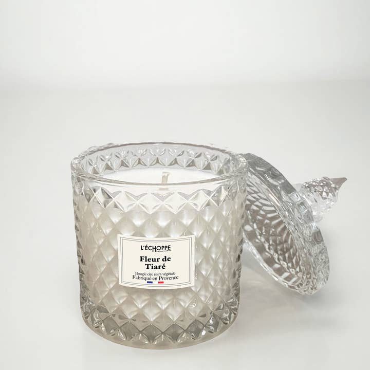 L'Échoppe Buissonnière - Wholesale Jar/Filled Candle - Tiare Flower - Scented Candle 200g1