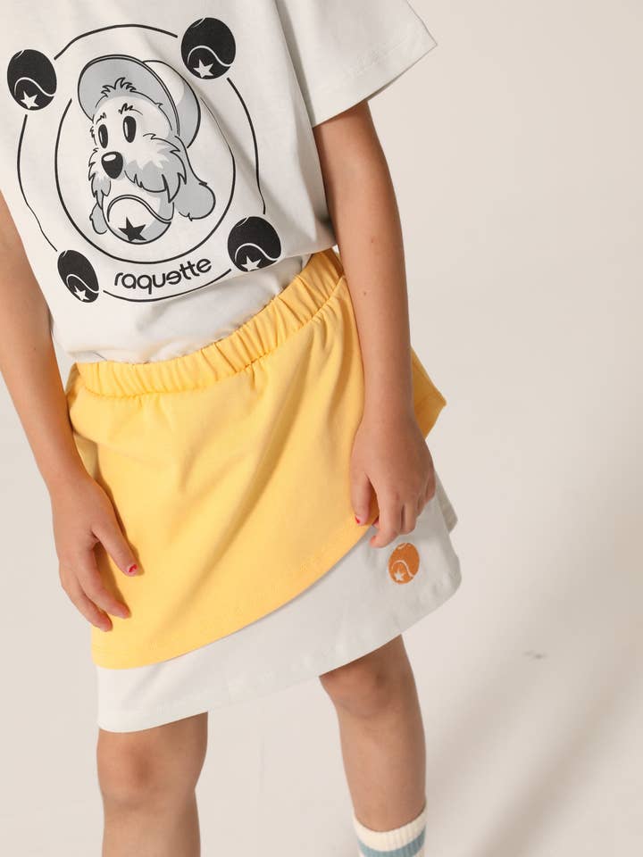 FALDA DE TENIS DE PUNTO TRICOLOR PASTEL BASELINE para venta al por mayor de Raquette