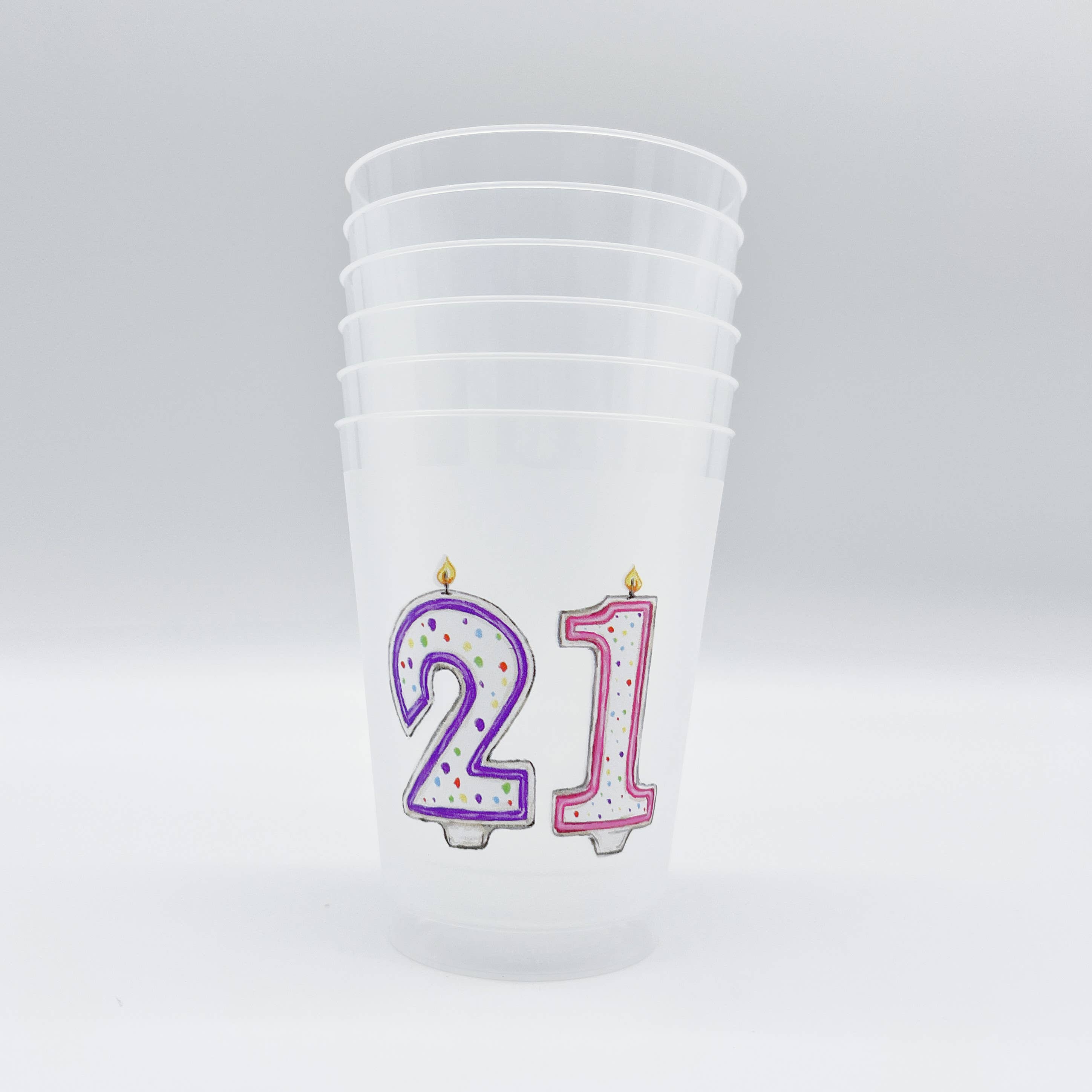 Home Malone - Wholesale Disposable Cup - Twenty First Birthday Party Cup Set-Favor Reusable 211
