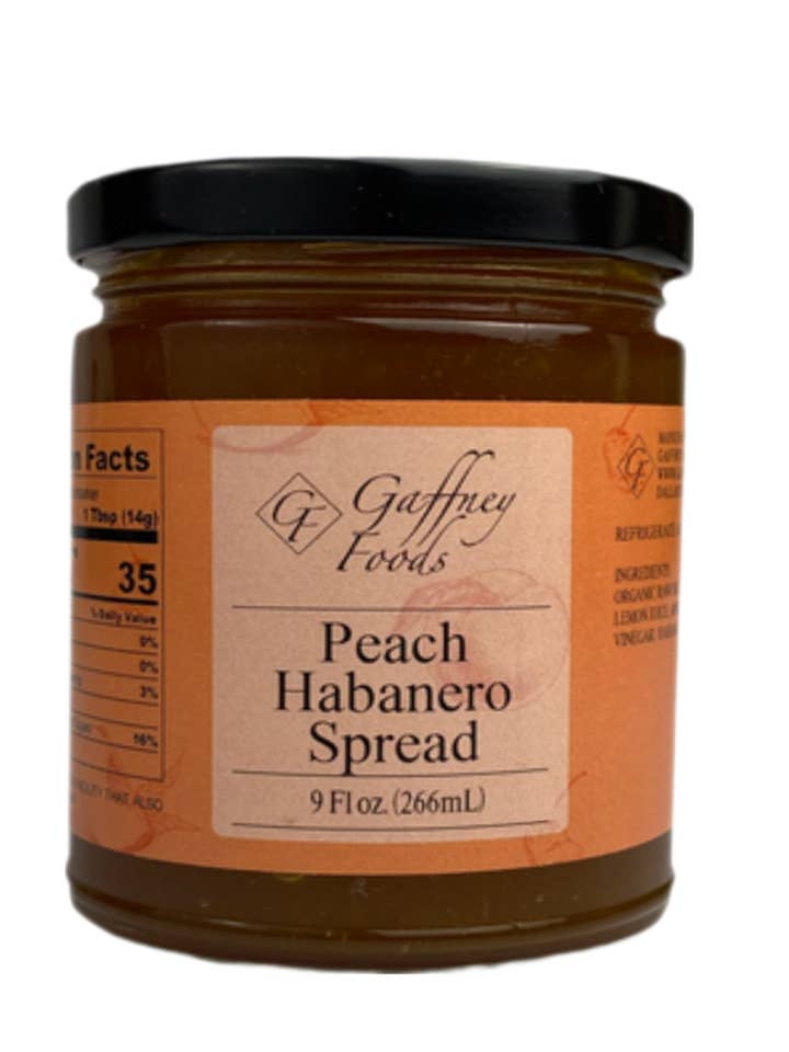 Peach Habanero Spread for wholesale by Gaffney Foods
