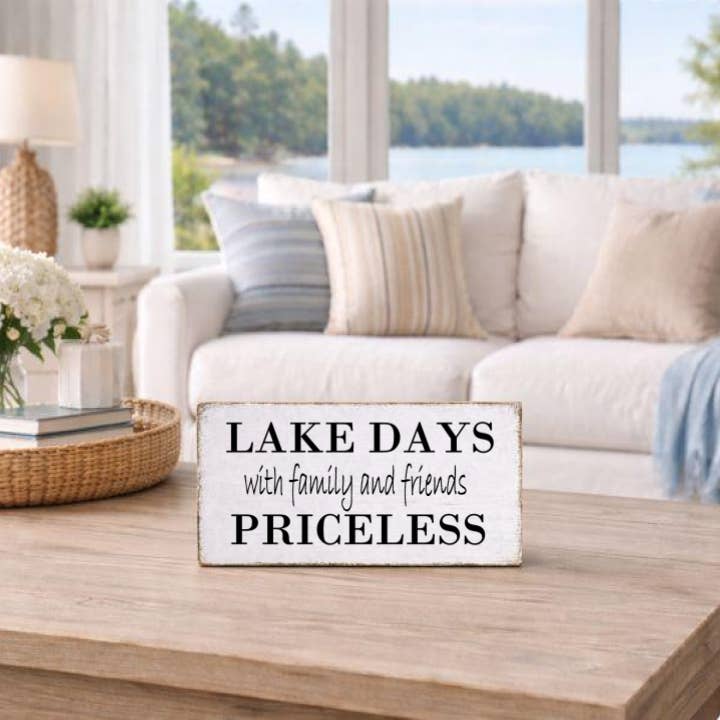 JOURS AU LAC AVEC LA FAMILLE ET LES AMIS INESTIMABLES pour la vente par Dudley's Cottage & Gifts