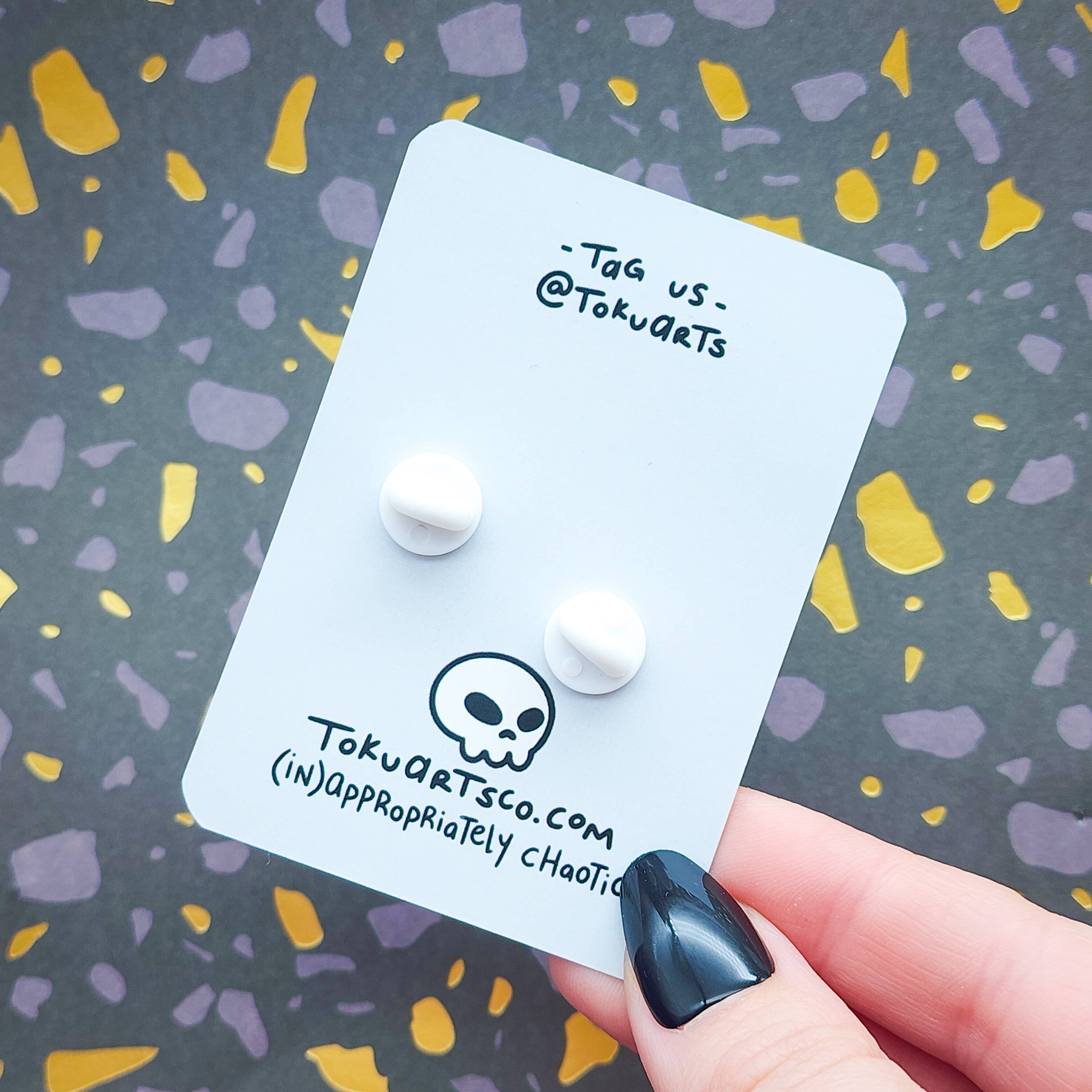 Toku Arts - Wholesale Lapel Pin/Button - Grim Reaper Booty Enamel Pin2