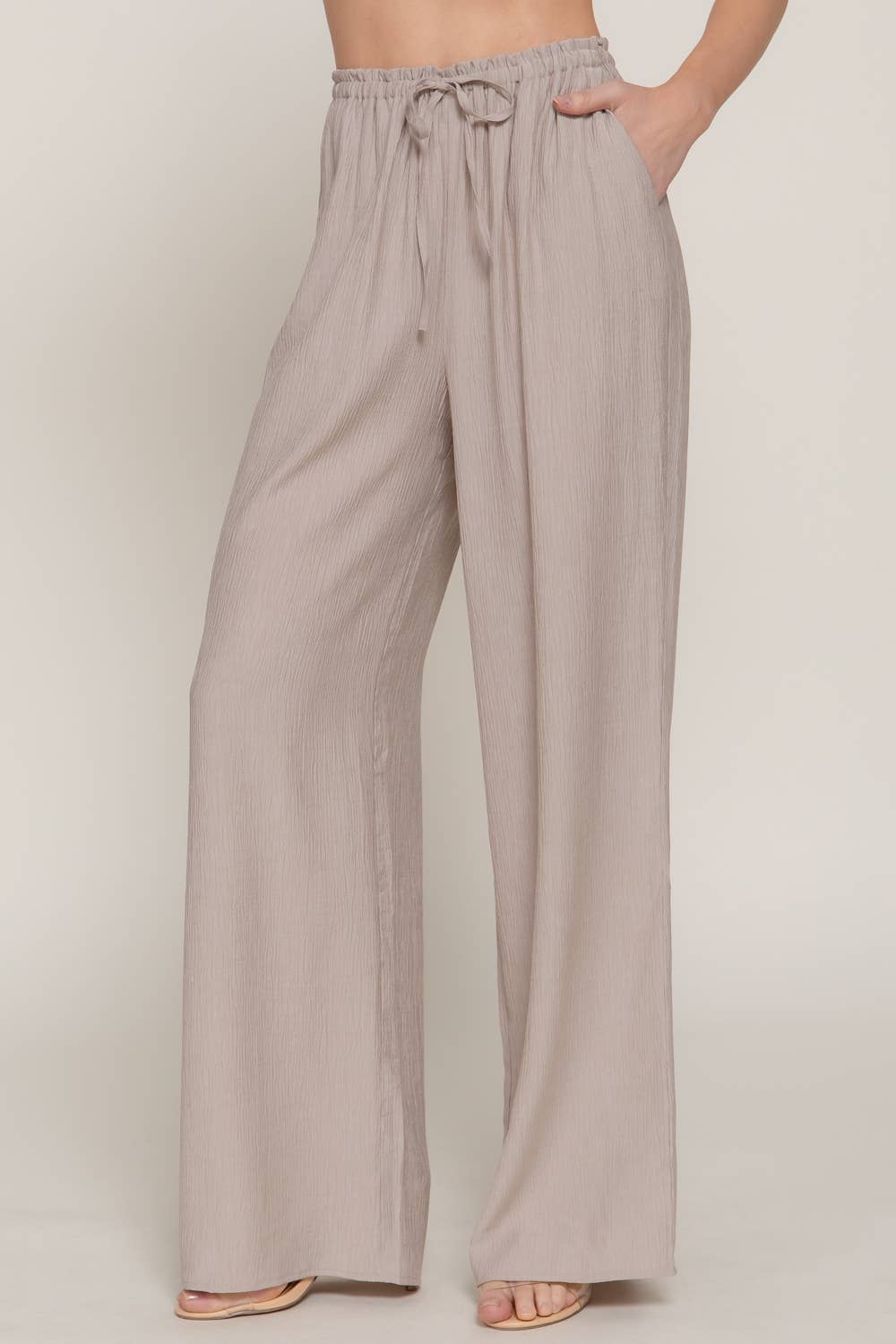 Active Basic | Active USA – wholesale Byxor - Dam – Byxor med resårmidja och justerbar snodd, vida och luftiga4