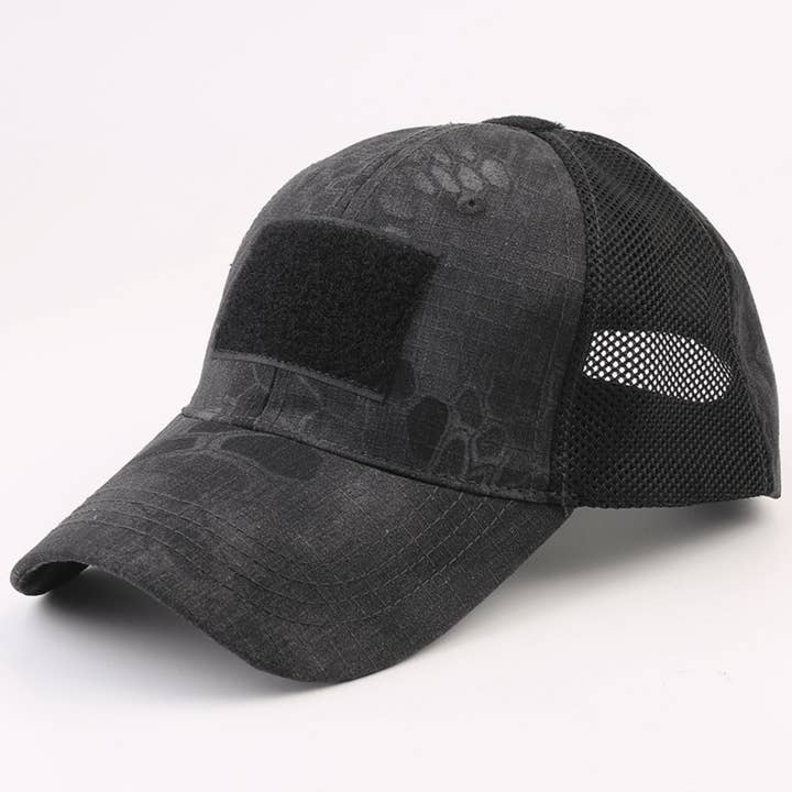 JupiterGear - Wholesale Trucker Hat - Unisex - Military-Style Tactical Patch Hat with Adjustable Strap