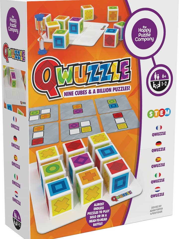 QWUZZLE - 9 CUBES AND A BILLION PUZZLES for wholesale by Go on make me