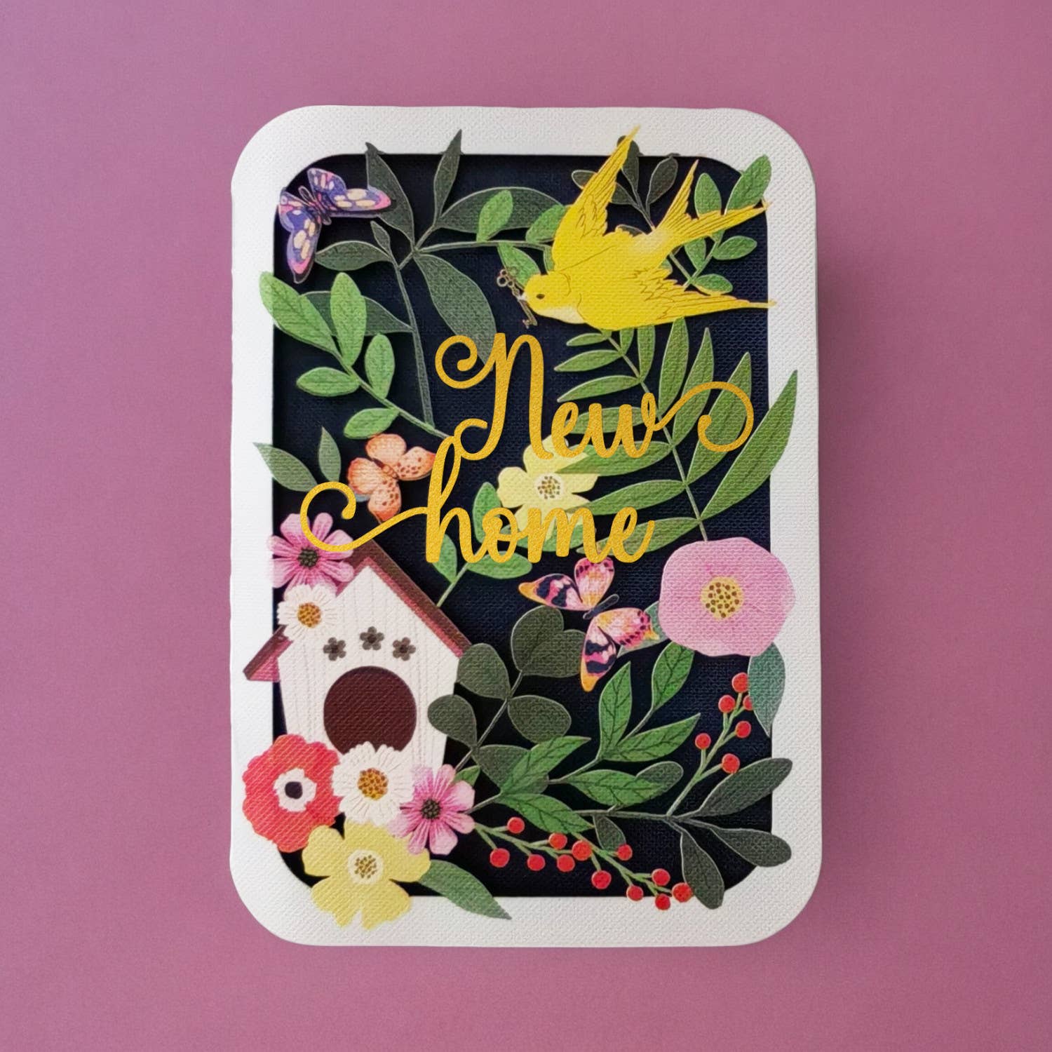 Alljoy Design - Wholesale Housewarming Card - Charming New Home Housewarming Card