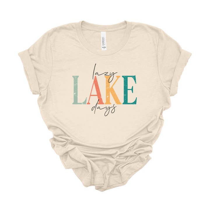 Lazy Lake Days Tee for wholesale by Kendrick Home