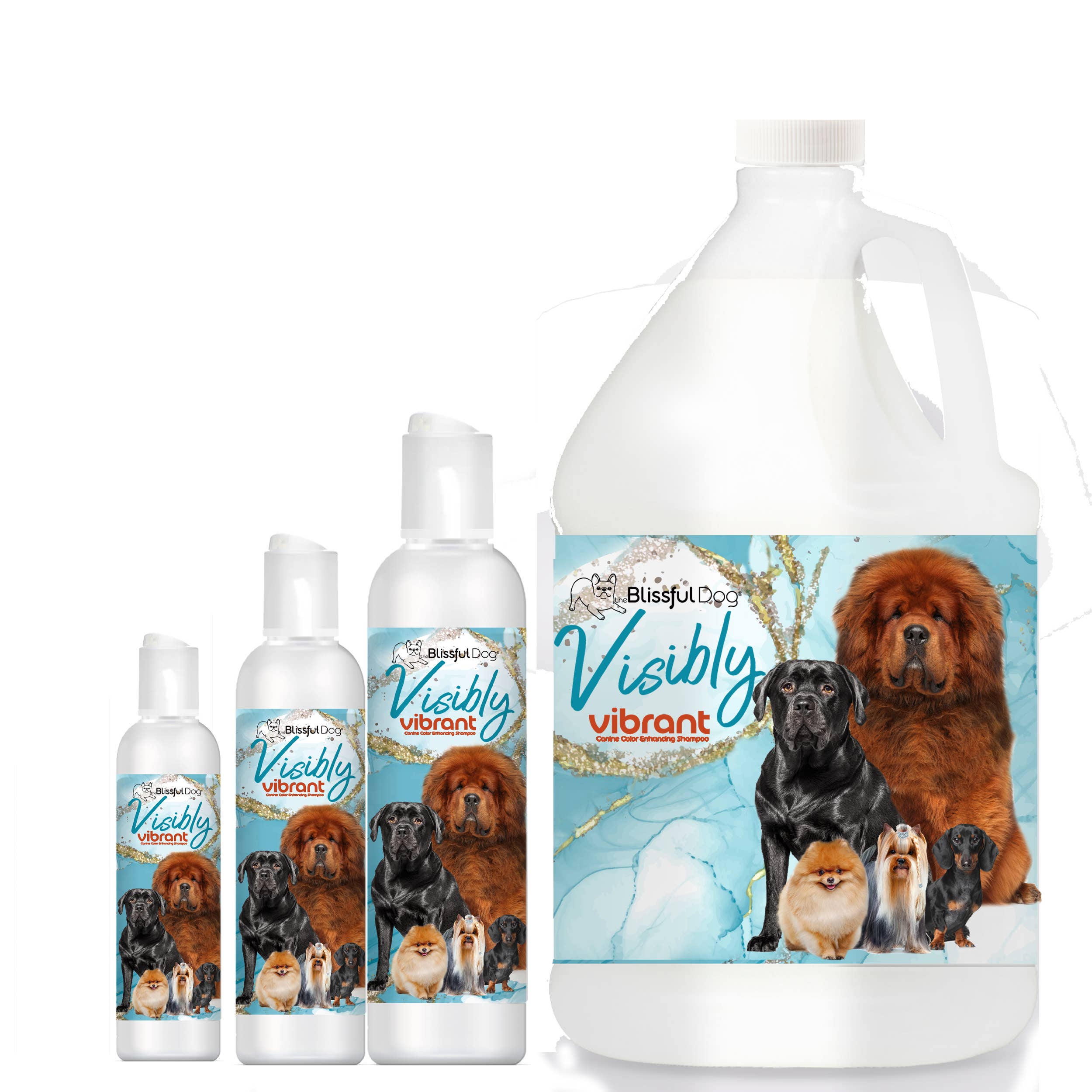 The Blissful Dog - Wholesale Pet Shampoo - Dog - Visibly Vibrant Dog Shampoo for Color Enhancing 1 Gallon1