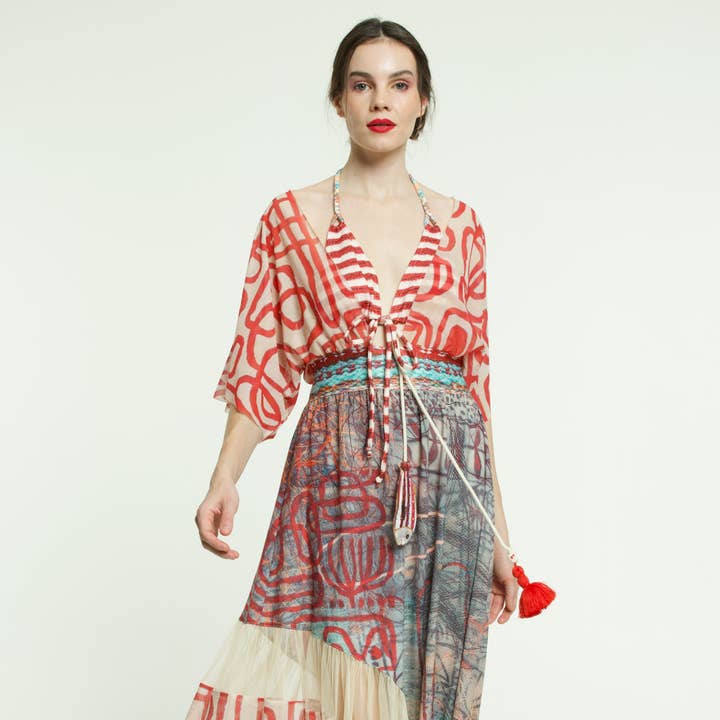 Dress Kimono High Low - Summery for wholesale by IPNG Design