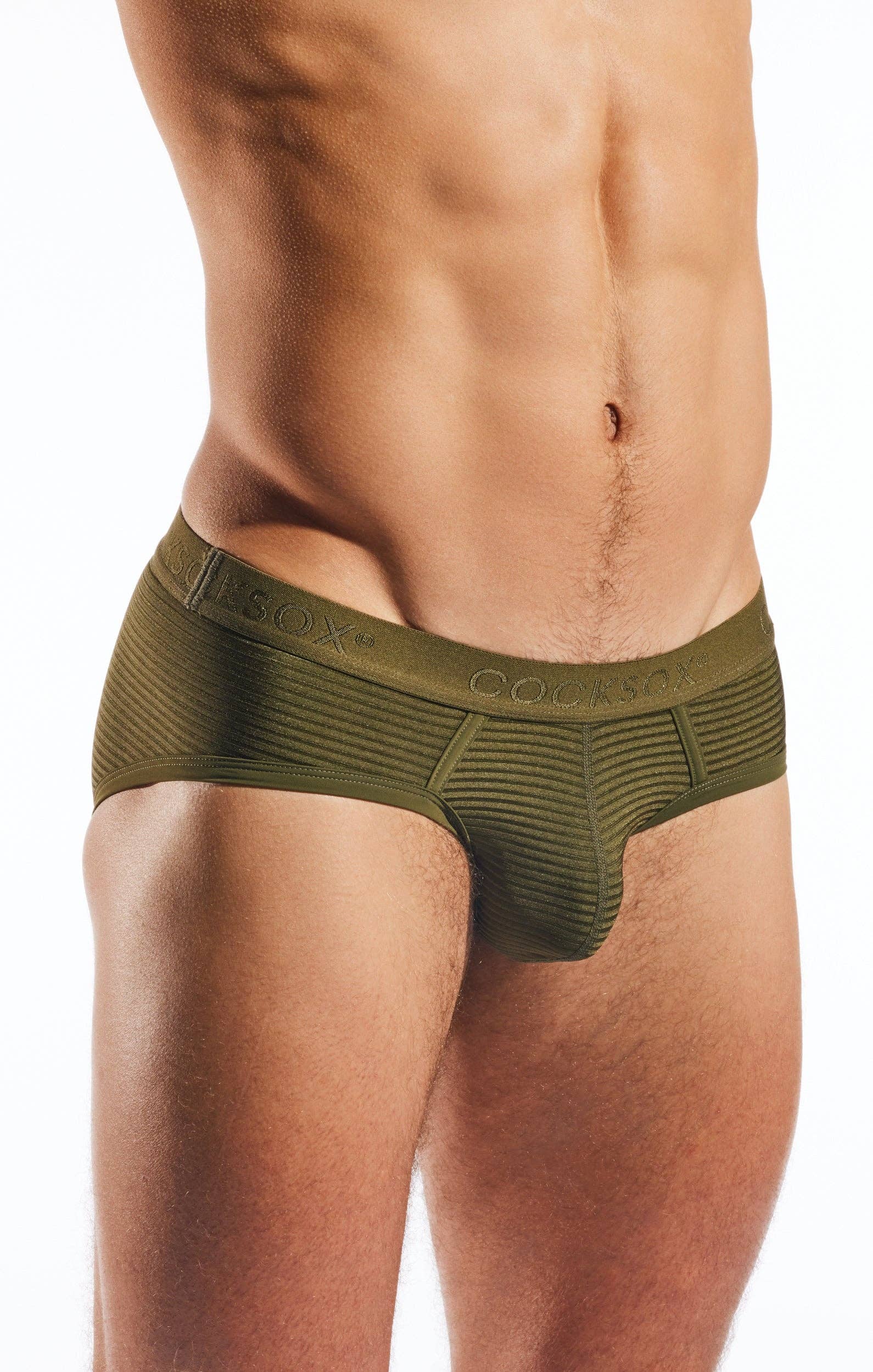 Cocksox - Wholesale Underwear - Men's - CX76LUX Semi-Sheer Sports Brief5