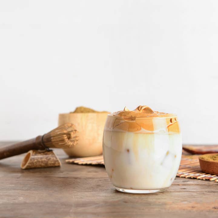 Matcha Magic - Wholesale Health/Detox Tea - Organic Hojicha Latte Mix with Coconut Blossom Sugar (200g)1