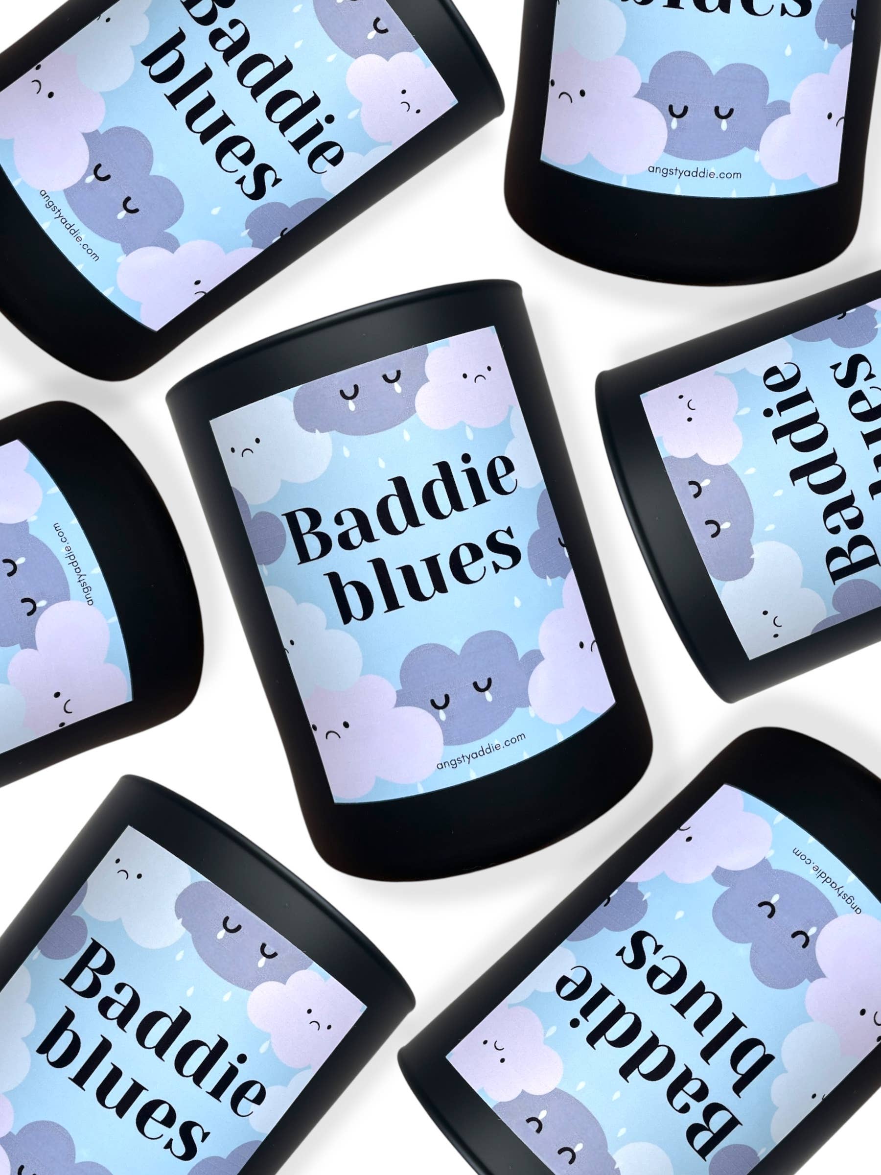 Angsty Addie - Wholesale Jar/Filled Candle - Funny sympathy gift, funny grief gift, mental health candle 3