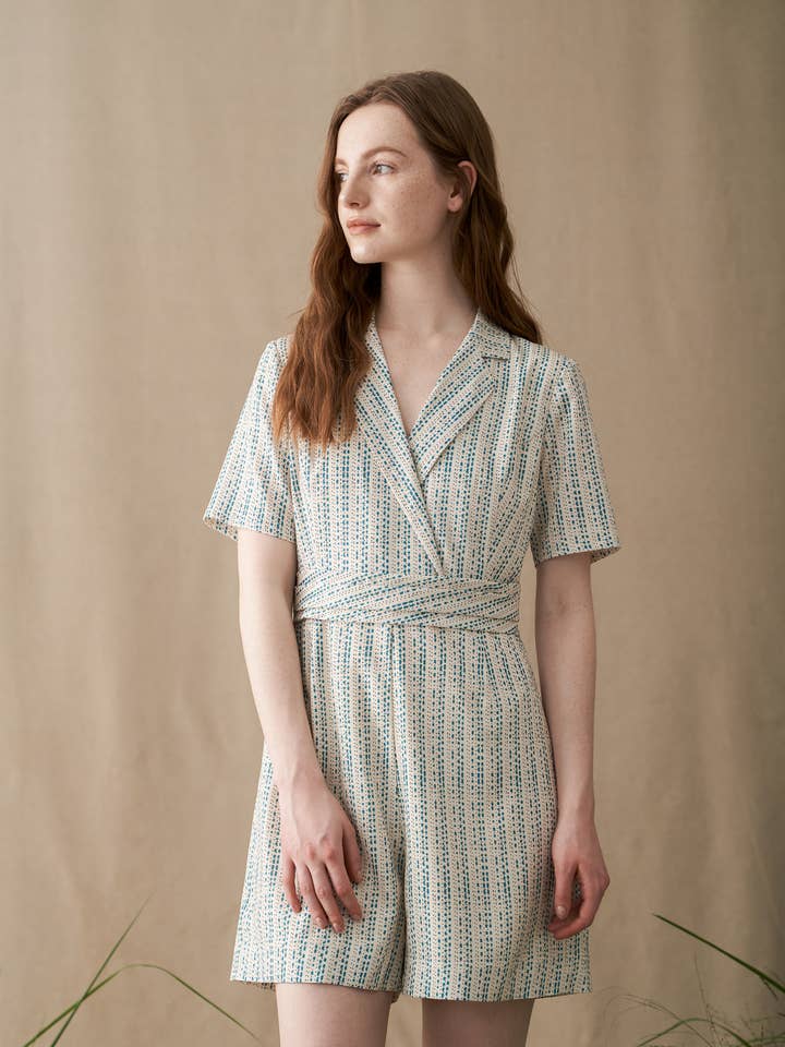 Cassie Dotted Jumpsuit for wholesale by RWBE