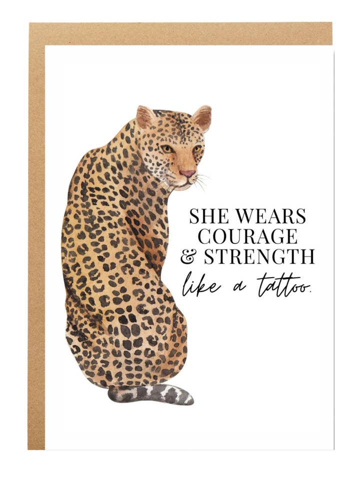 Women Empowerment Greeting Card, Strength Faith Courage Gift for wholesale by Nuvhé Speaks