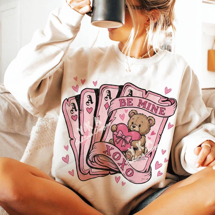 Camiseta de Oso de Peluche de San Valentín de Comfort Colors, San Valentín Occidental para venta al por mayor de Glaime