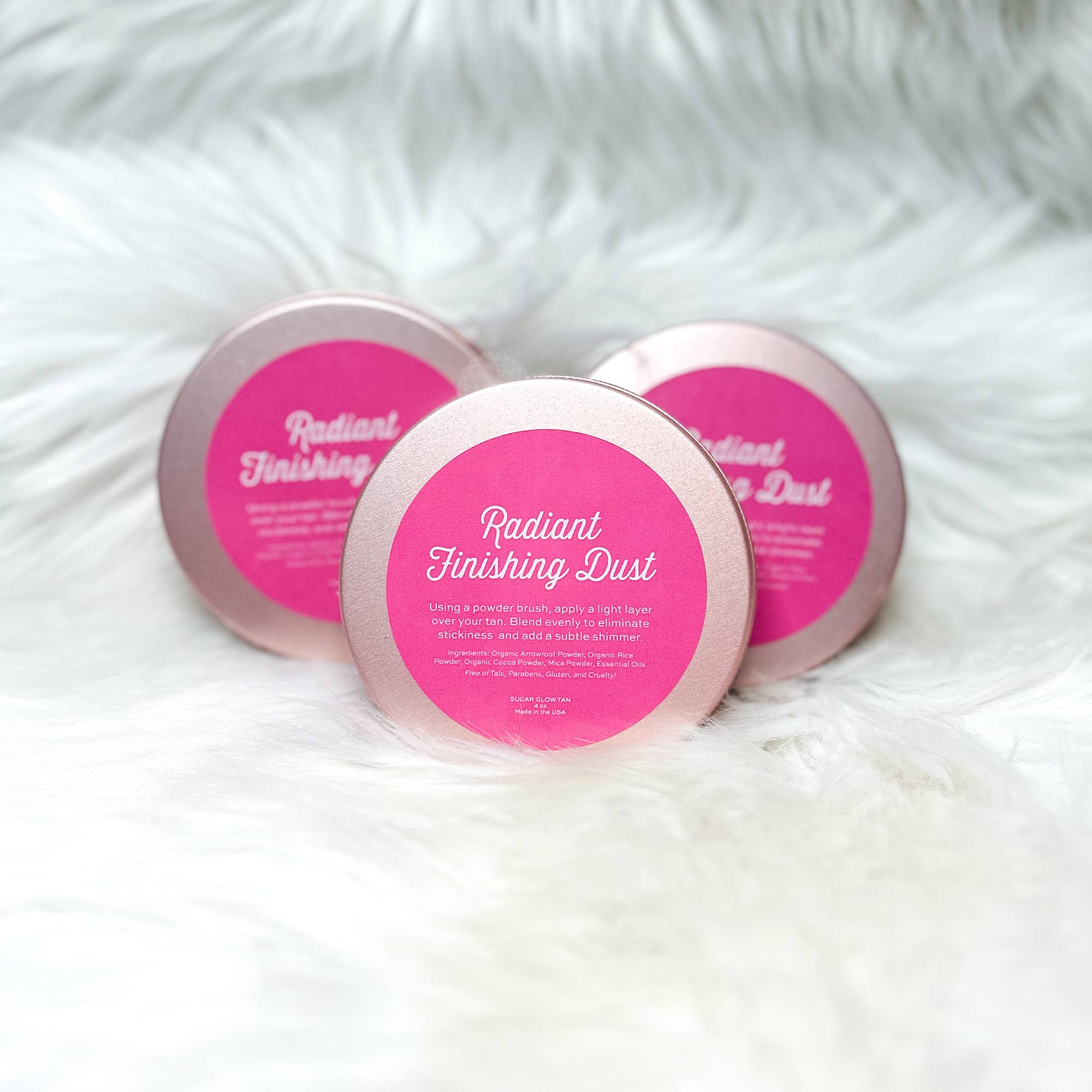 Sugar Glow Tan - Vente Fixateur de maquillage en spray/poudre fixatrice - Poussière de finition rayonnante0