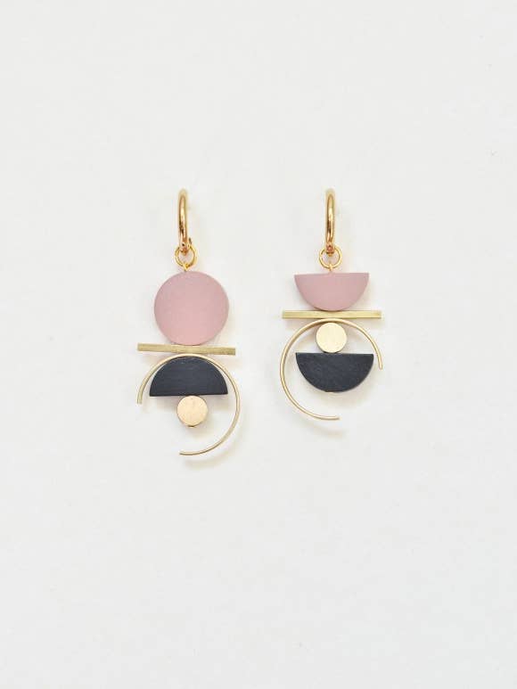 Ângulos Assimétricos Rosa Dusty por atacado de Statemode