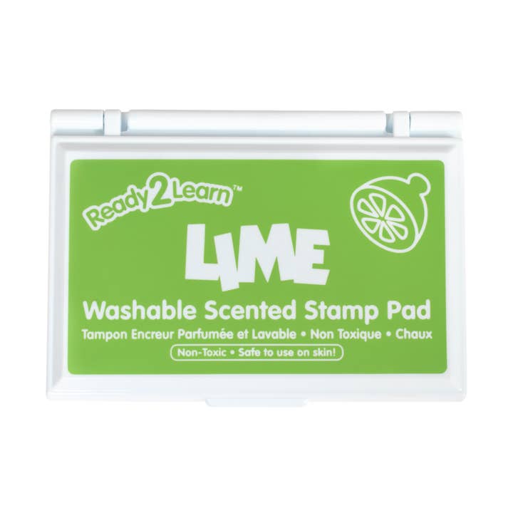 Learning Advantage - Wholesale Rubber/Decorative Stamp - Kids & Baby - Washable Scented Stamp Pad - Green - Lime0