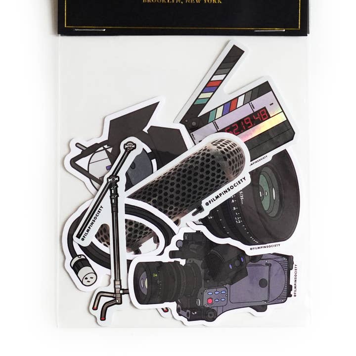Film Production Sticker Pack for wholesale by Film Pin Society