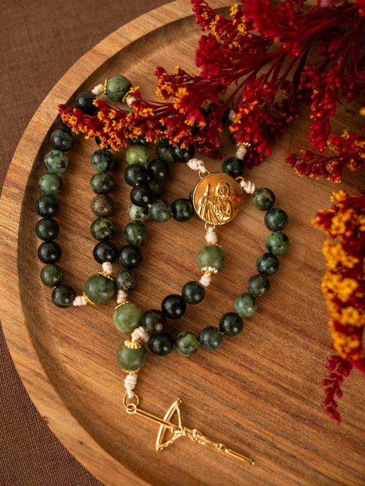 Chapelet de Saint Jude pour la vente par Abundantly Yours