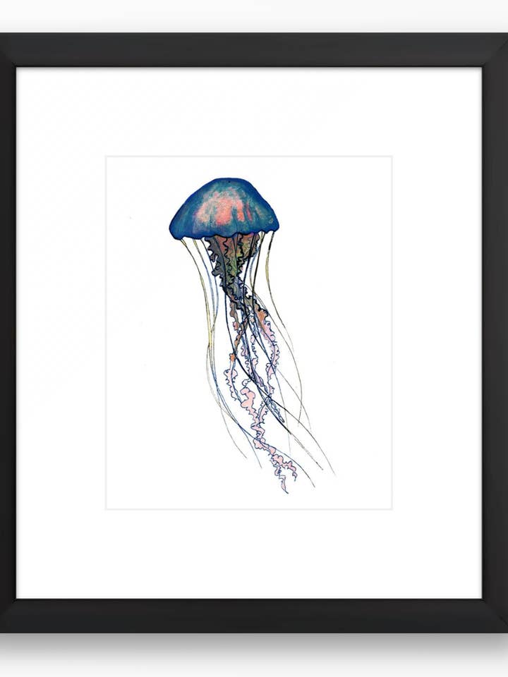 Jellyfish Print for wholesale by Brienne Cosman Design