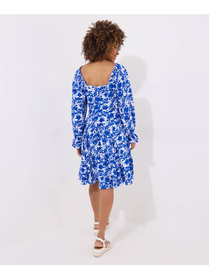 Blau Grecian Dreams Kurzes Kleid für den Großhandel auf Faire