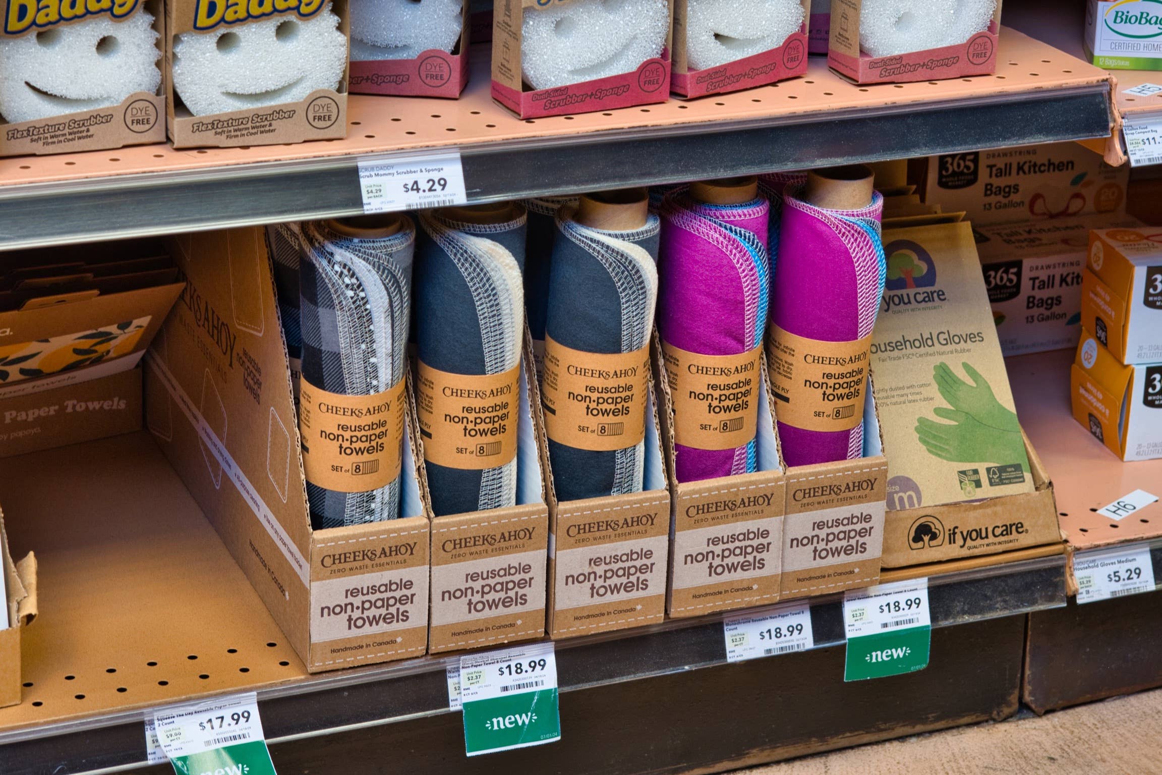 Cheeks Ahoy - Wholesale Dishcloth - Pre-Rolled Reusable Non-Paper Towels17