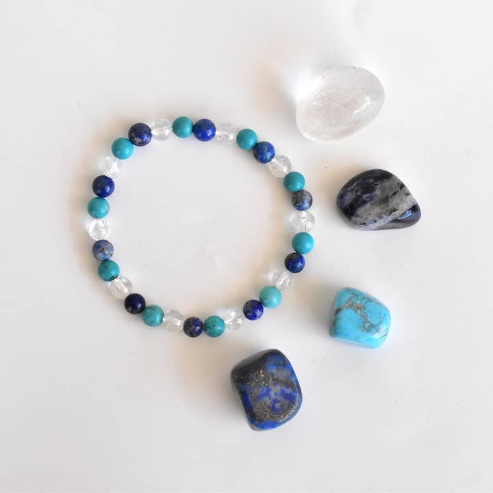 Soothing Crystals - Wholesale Spiritual Stone/Crystal - Enhance Logic, Efficiency, Social, Communication Crystal Kit