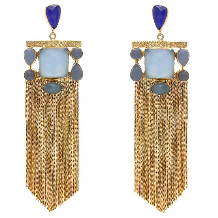 Brincos Alhambra Azuis por atacado de ACUS