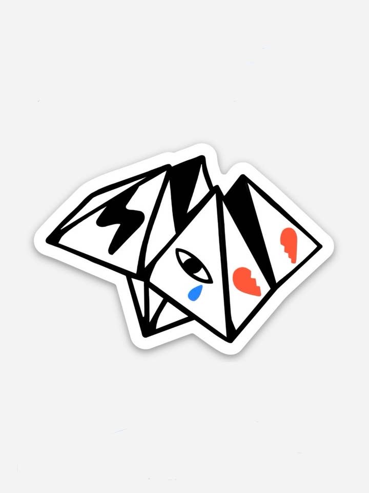 Wahrsager-Spiel Aufkleber für den Großhandel von Liminal Moon Art Club