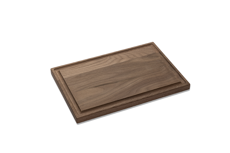 Wood Hill Boards Inc - Vente Planche à découper - Walnut - G12 - Petite planche à découper avec rainure à jus 12"x8"x3/4"1