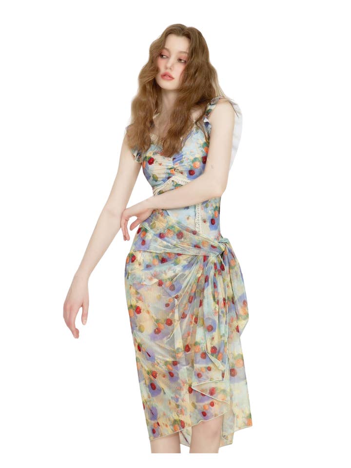 Multi Colored Sunberry Bloom Mommy & Me Set for wholesale on Faire12