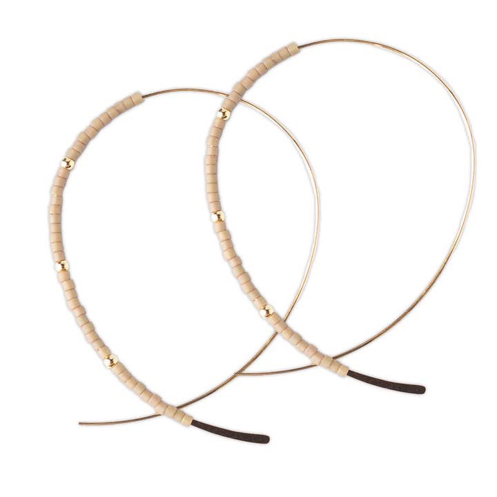 Fall Earrings-Confetti, Mocha, Beaded, Threader, Hoops for wholesale by Lenny & Eva