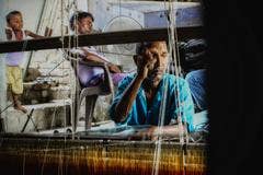 Sustainable Threads - Wholesale Throw/Decorative Pillow - Cotton Pillow with Insert | Handwoven | Sea Salt | Fair Trade2