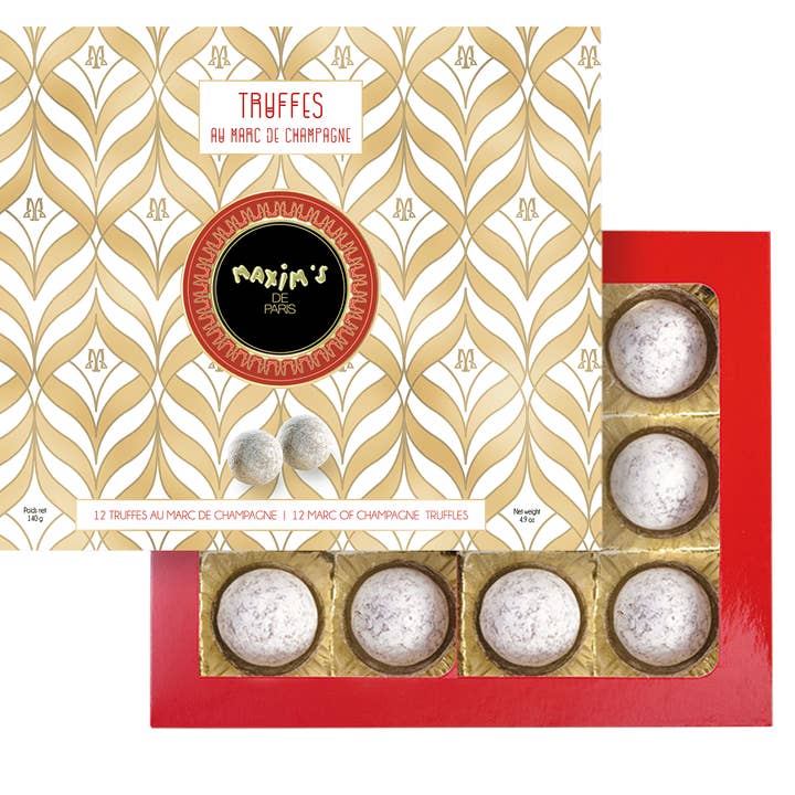 Maxim's De Paris - Champagne Chocolate Truffles for wholesale by My French Recipe - French Gourmet