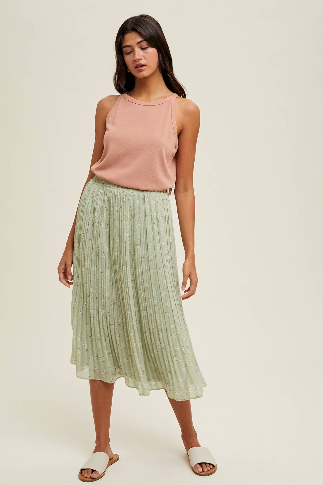 Wishlist Apparel - Wholesale Tank Top - Women's - BASIC HIGH NECK TANK TOP / WL24-95045