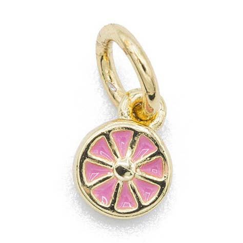 Tiny Fruit Slice Necklace Charm for wholesale by EMERSON & OLIVER