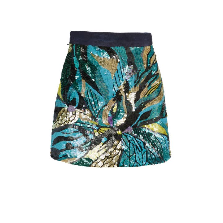 Jupe à sequins Zari pour la vente par Onalaja