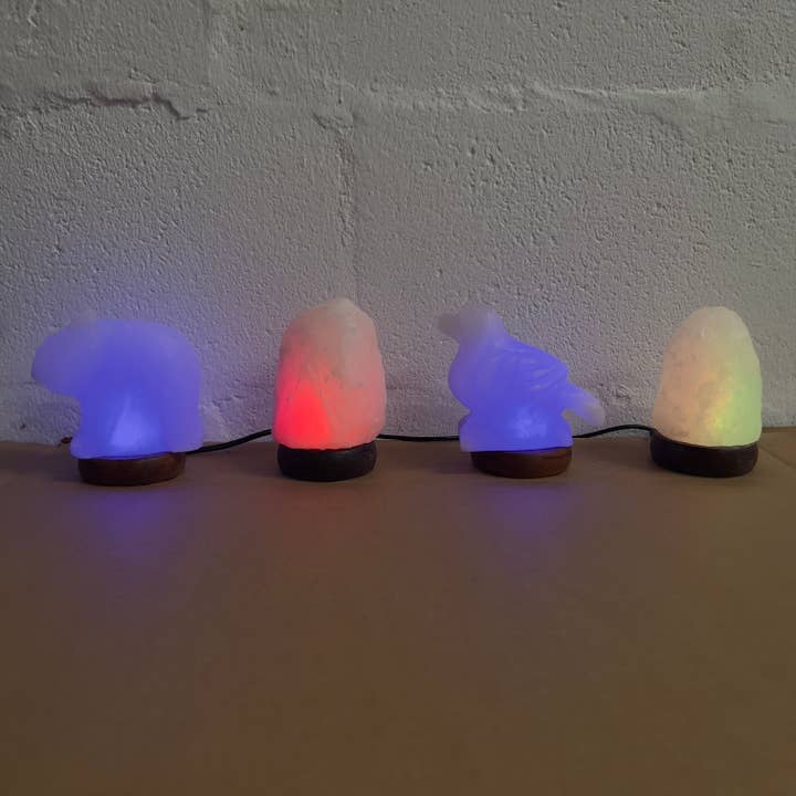 Heaven Spring Ltd โ wholesale Salt lamp โ Samples Sale - White USB LED Salt Lamps Lot of 43