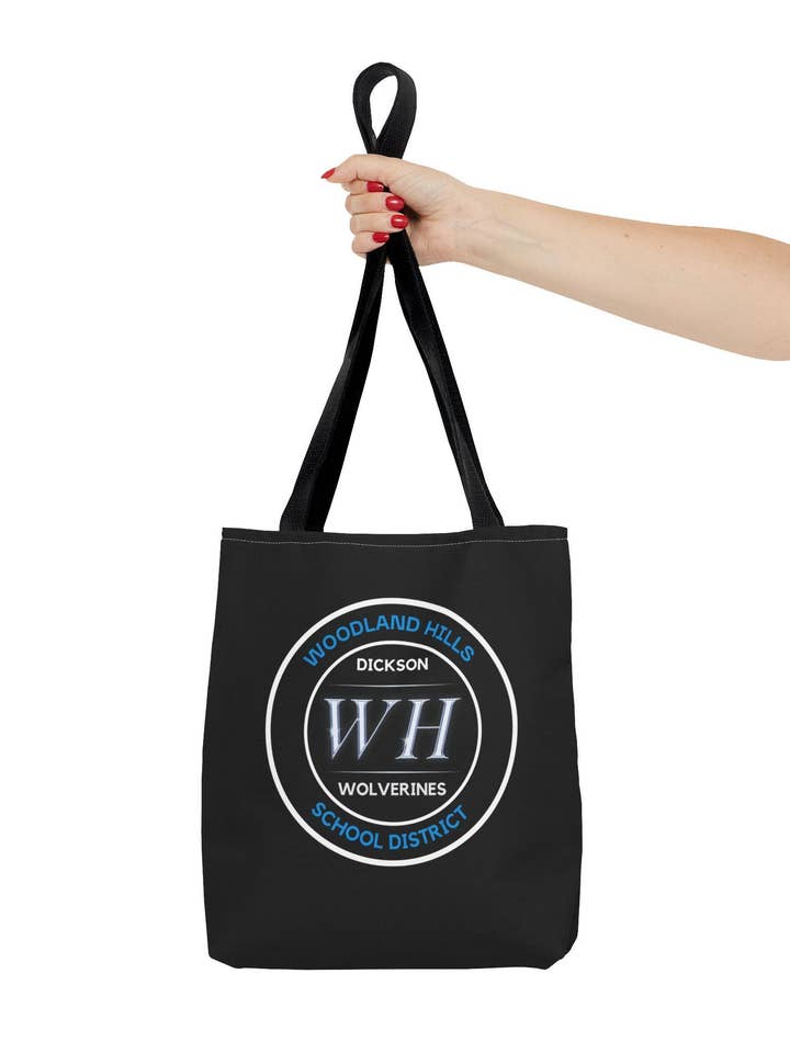 Woodland Hills- Dickson Wolverines- Tote Bag (AOP) for wholesale by 240 Spirit Press